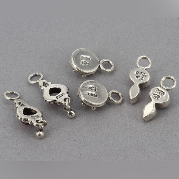 Doug Paulus Sterling Silver Interchangeable Hoop Earrings - Picture 2 of 9